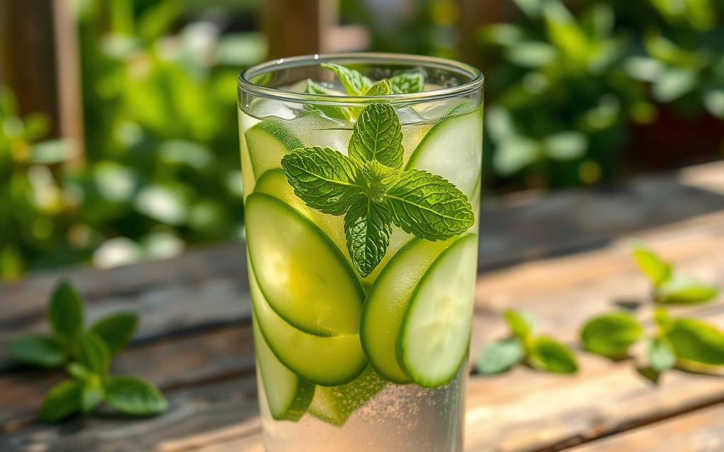 Cucumber Mint Water